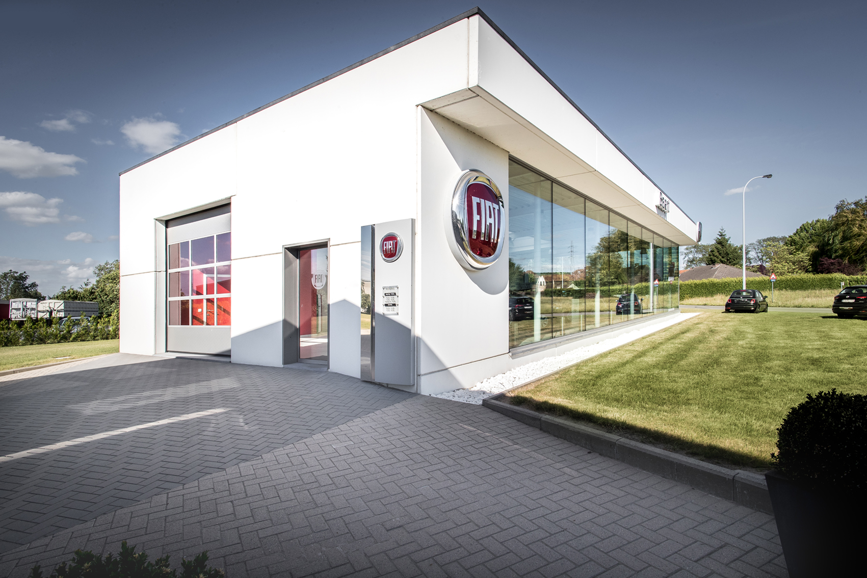 Fiat garage Ruien Architect Wim Desloovere
